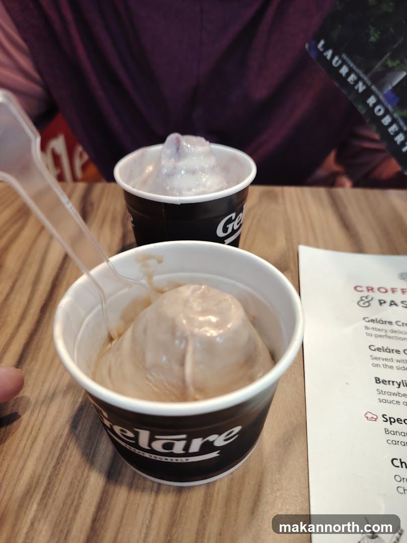 Ice Cream Cups and Menu
