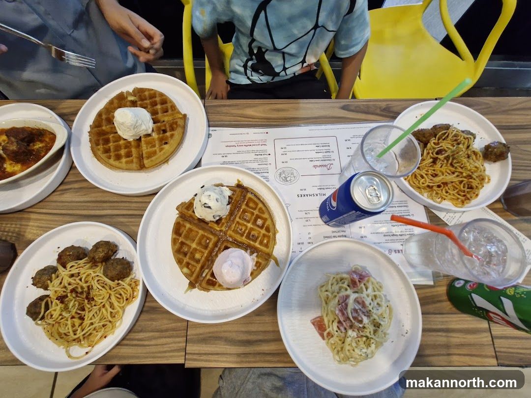 Waffles and Spaghetti