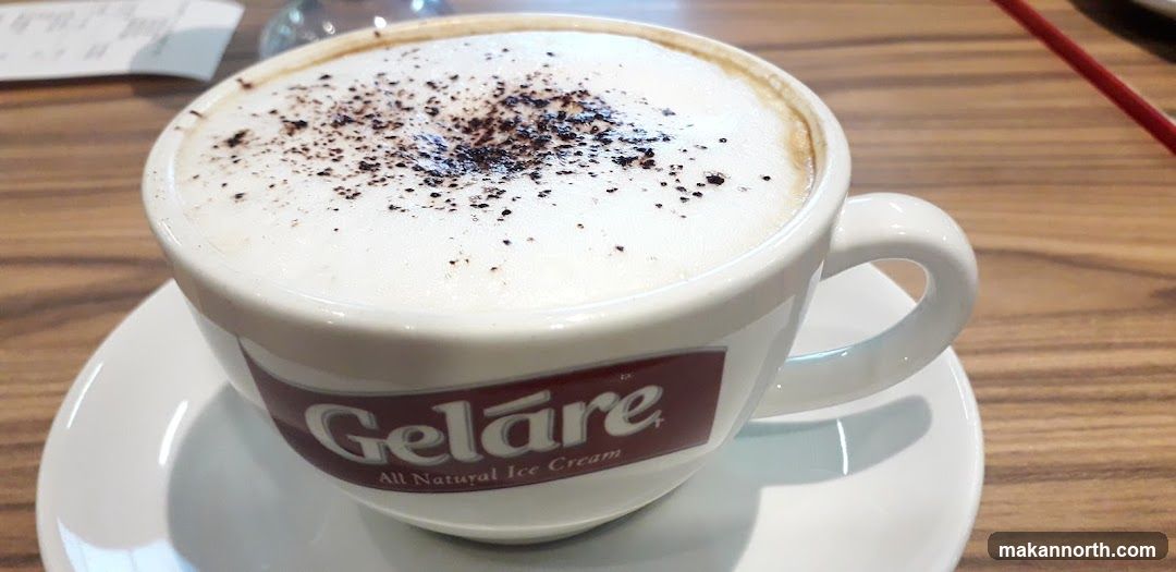 Cappuccino with Gelare Logo