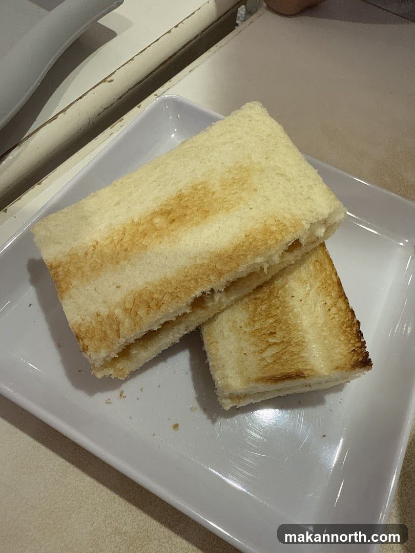 Toast with filling