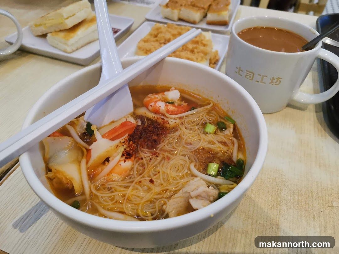 Noodle Soup and Toast