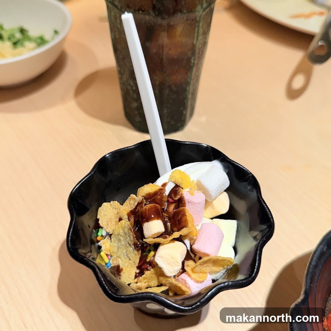 Dessert with Marshmallows and Cereal
