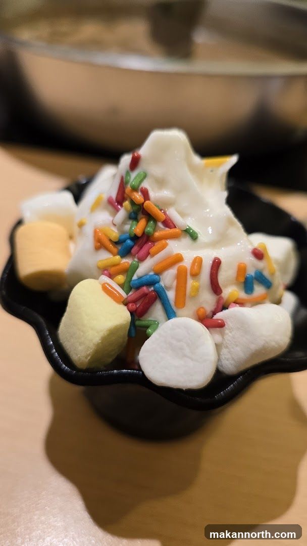 Dessert with Sprinkles and Marshmallows