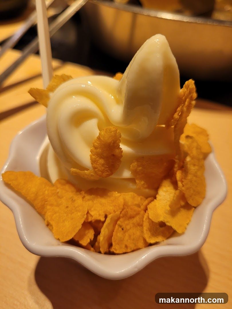 Soft Serve Ice Cream with Cereal