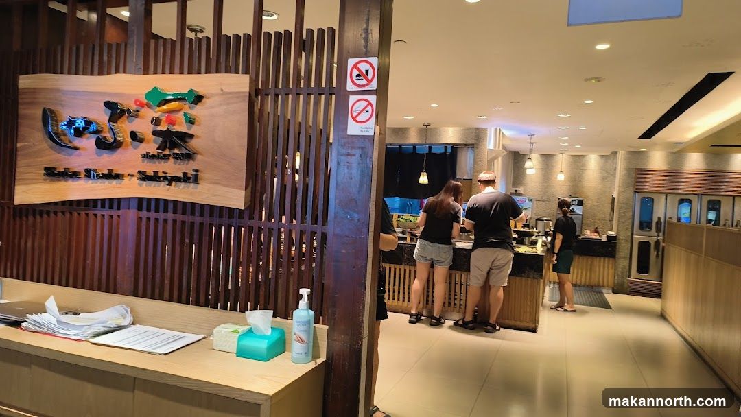 Restaurant Interior with Buffet