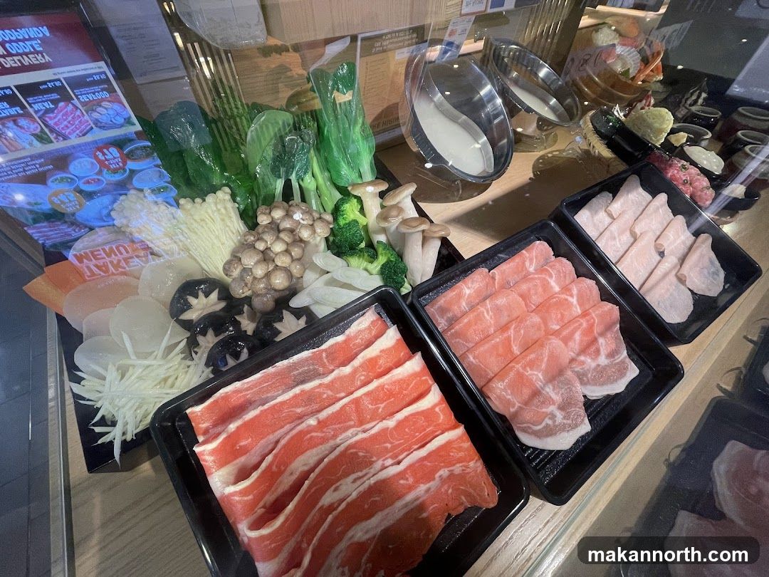 Hot Pot Ingredients Display