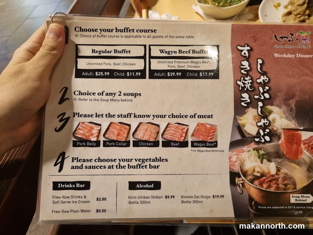 Shabu Shabu Sukiyaki Weekday Dinner
