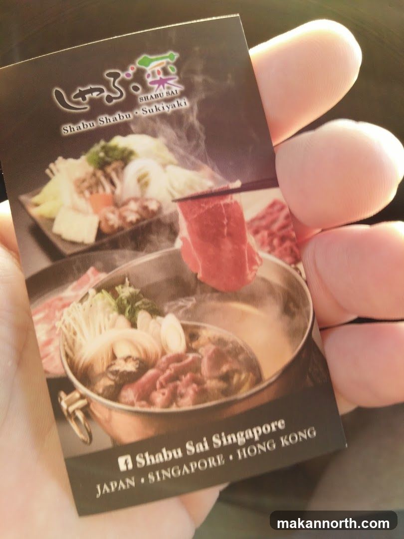 Shabu Sai Business Card