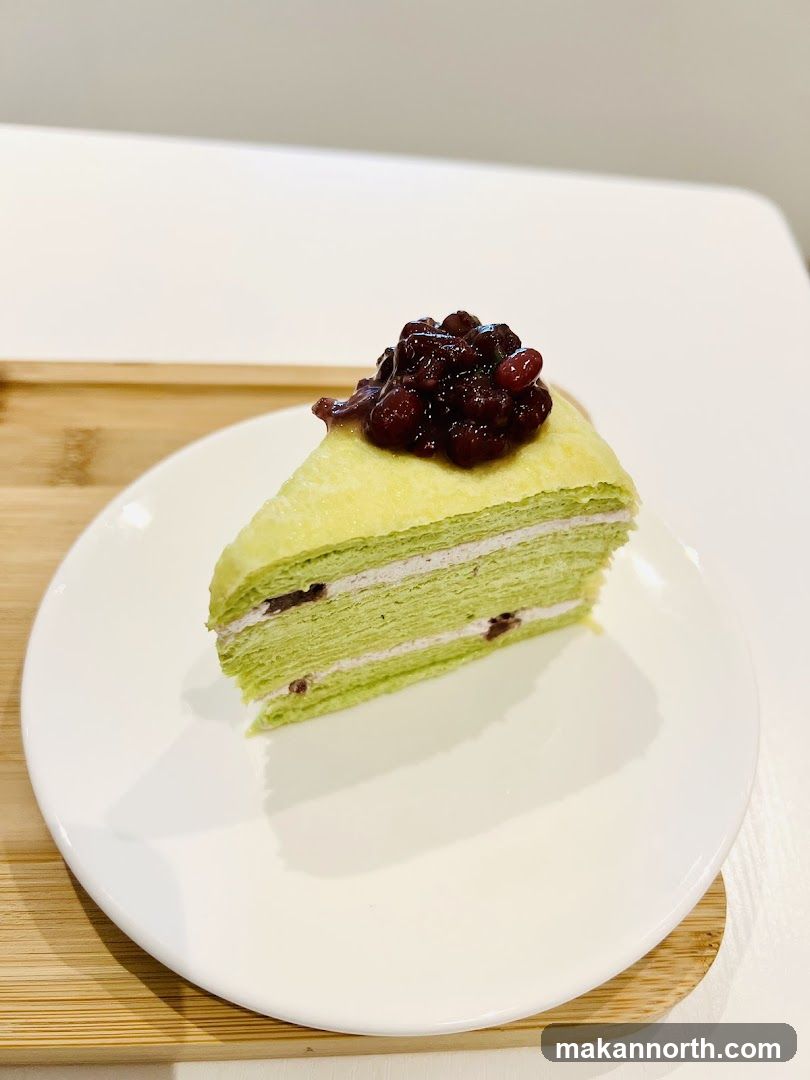 Matcha Mille Crepe Cake