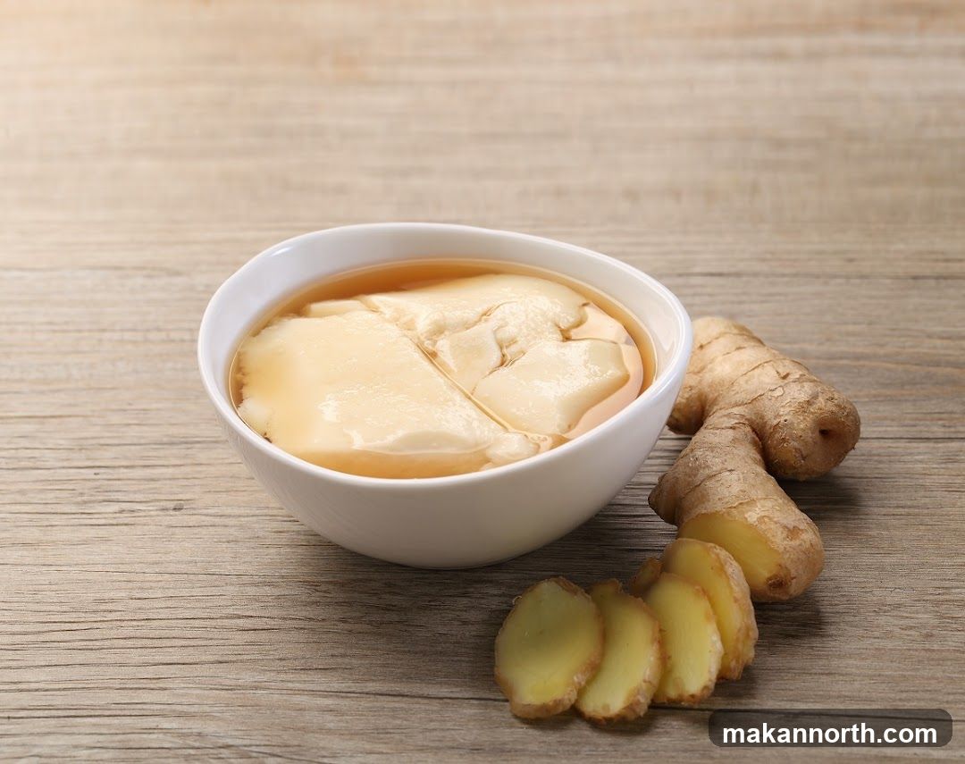Tofu Pudding with Ginger