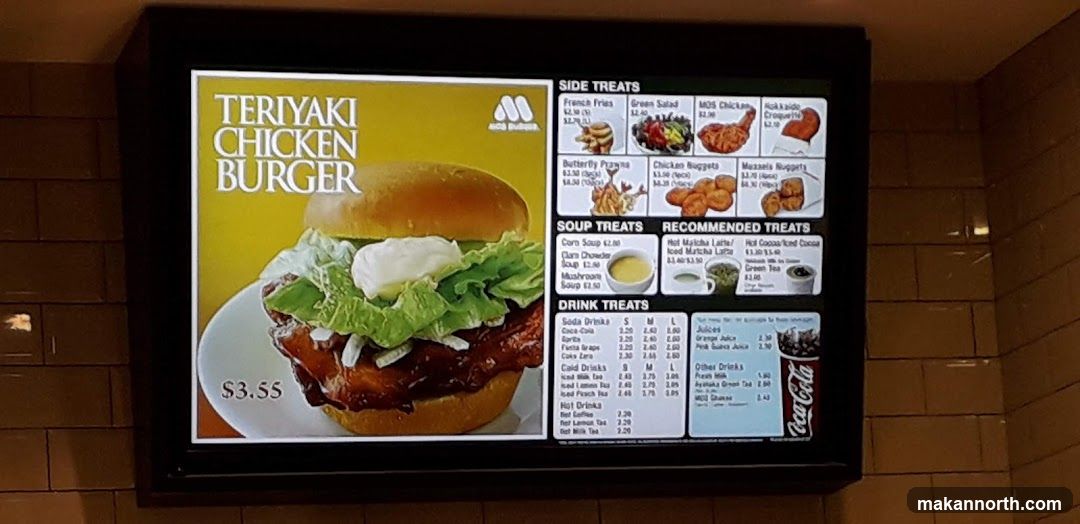 MOS Burger Menu