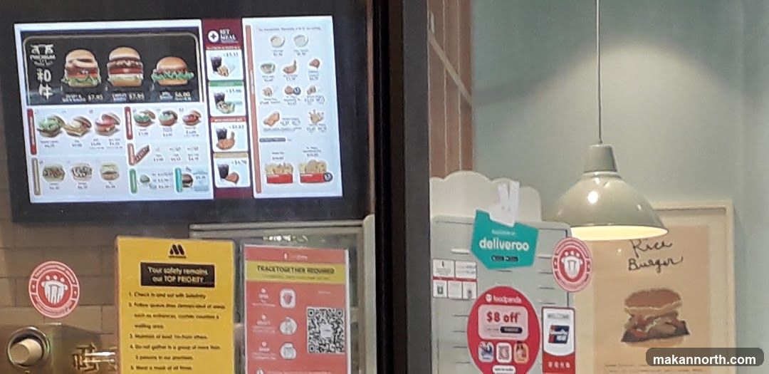 Fast Food Menu Display