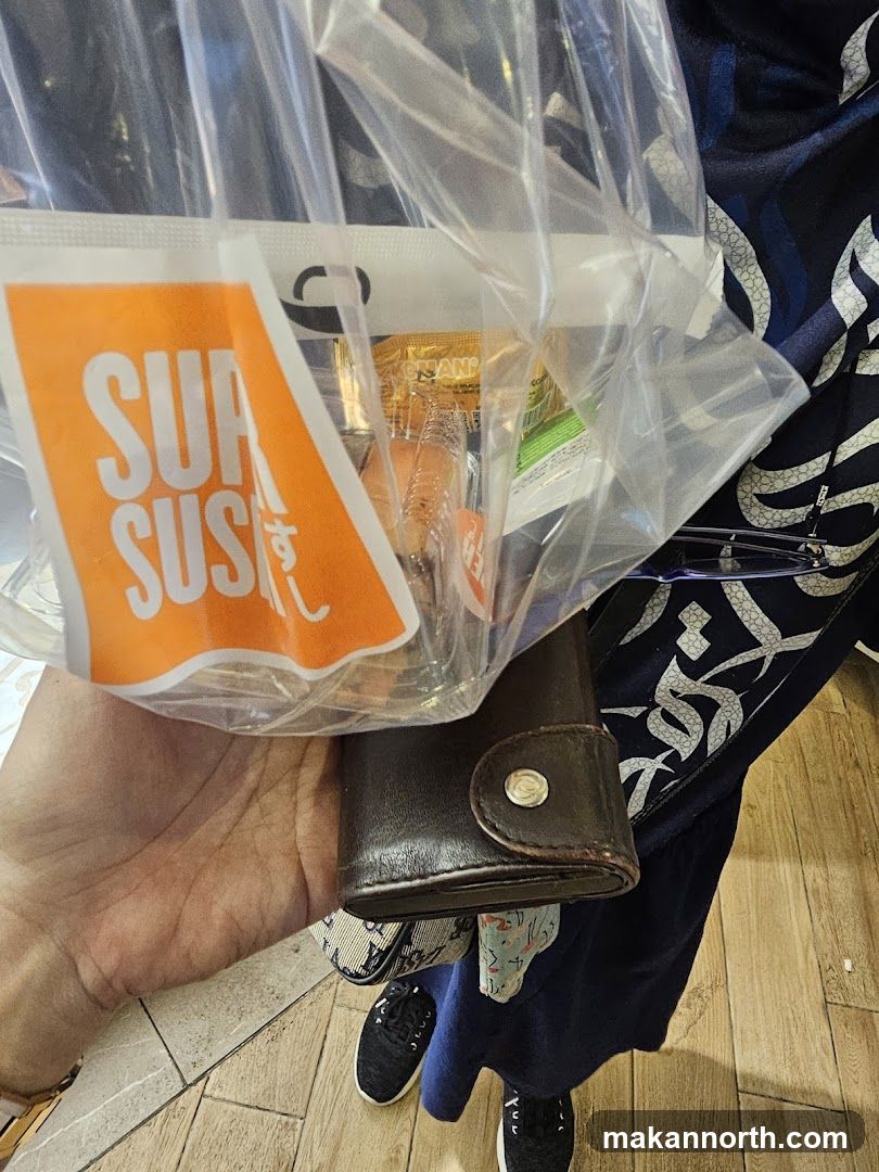 Takeout Bag with Sushi Branding
