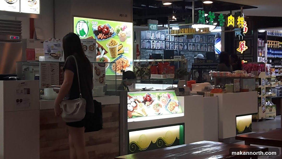 Food stall and hair salon
