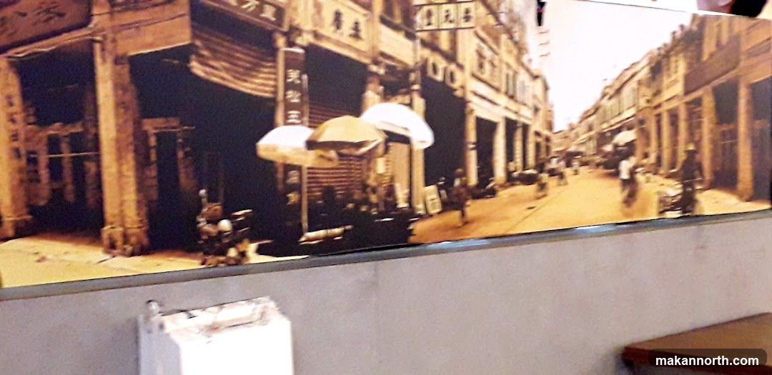 Vintage Street Scene Mural