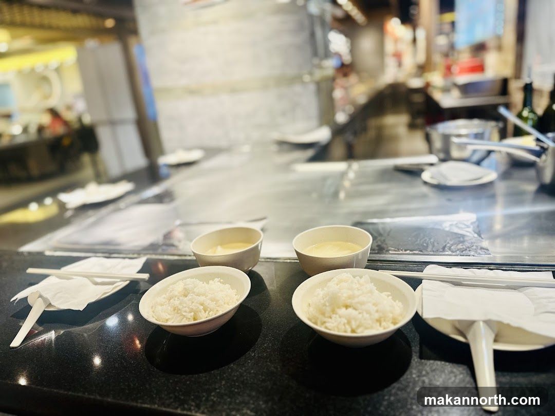 Teppanyaki Table Setting