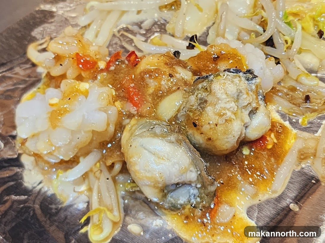 Oysters with Bean Sprouts