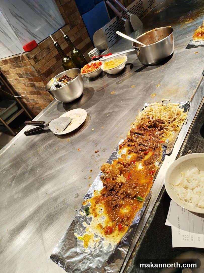 Teppanyaki Grill Food Preparation