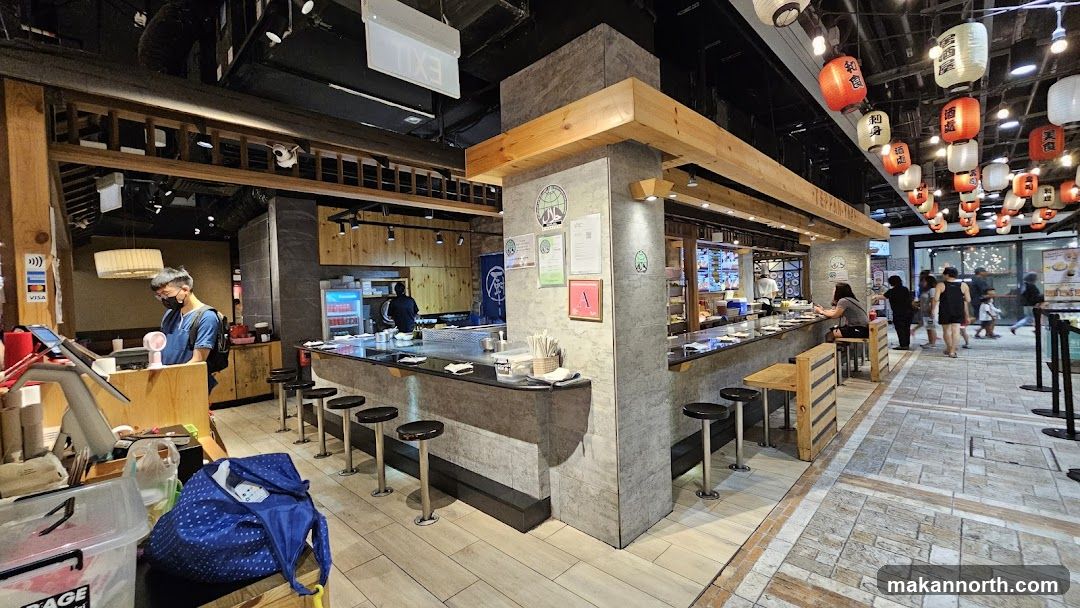 Restaurant Interior with Counter Seating