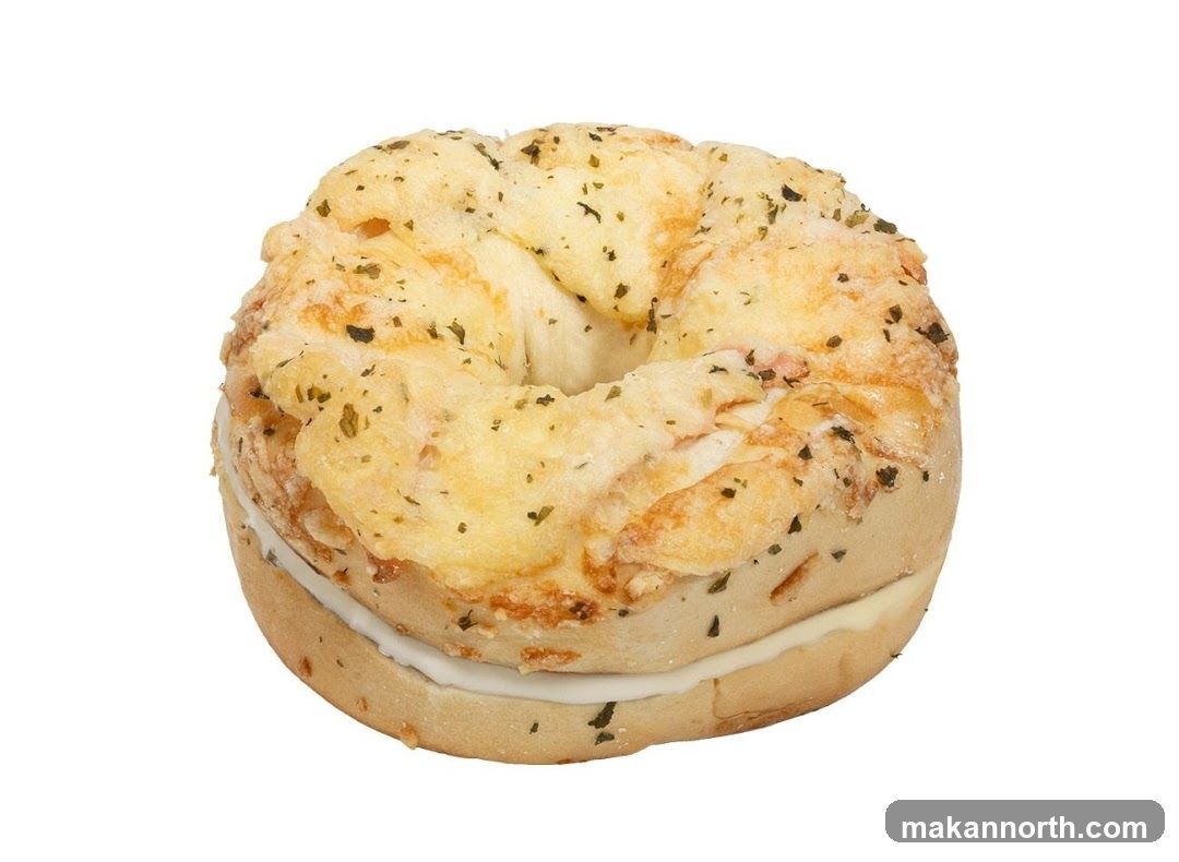 Cheese and Herb Bagel