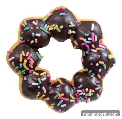 Chocolate Frosted Donut with Sprinkles