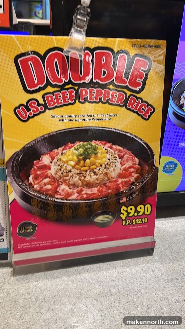Double U.S. Beef Pepper Rice Promotion