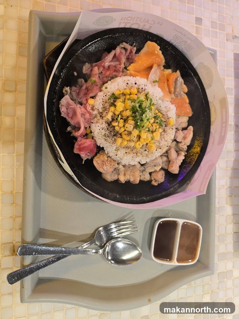 Sizzling Rice Dish