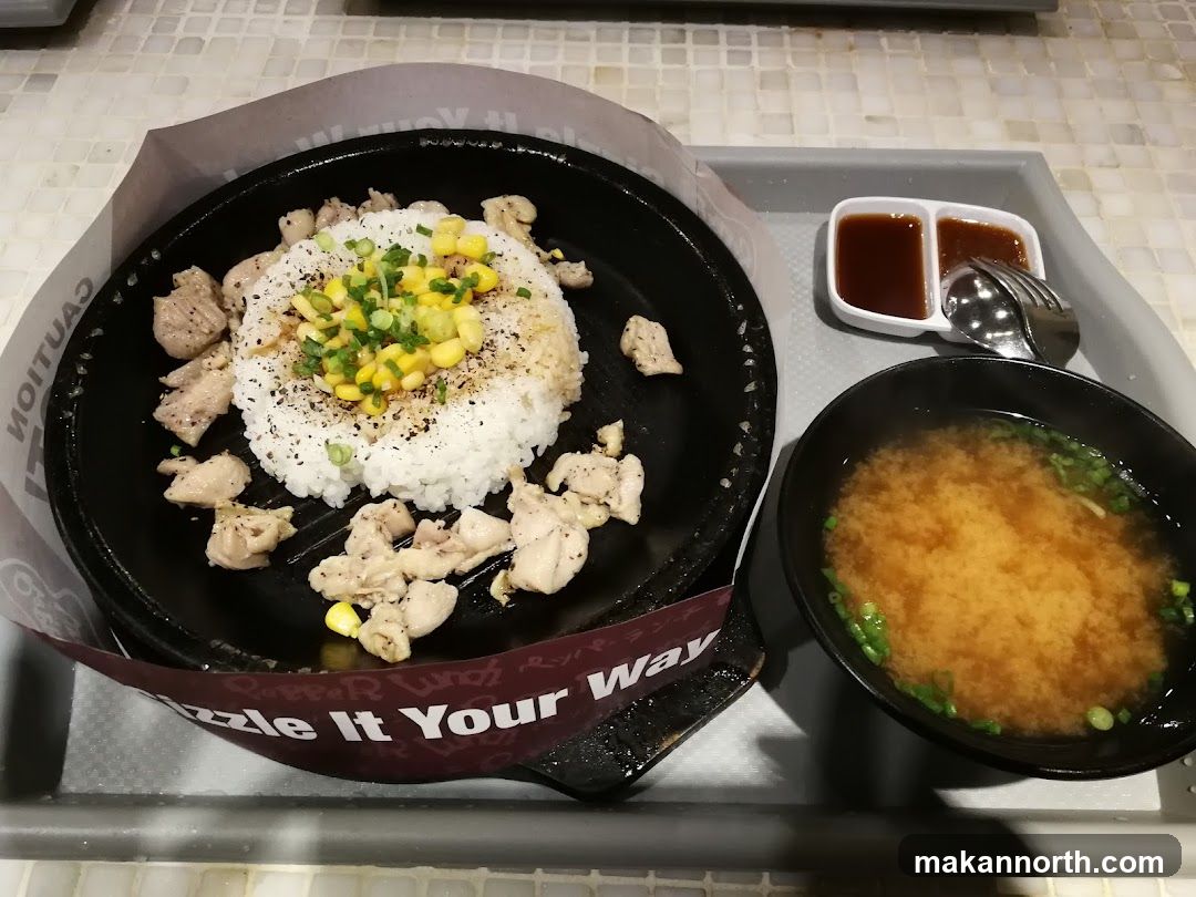 Chicken and Rice Sizzling Plate