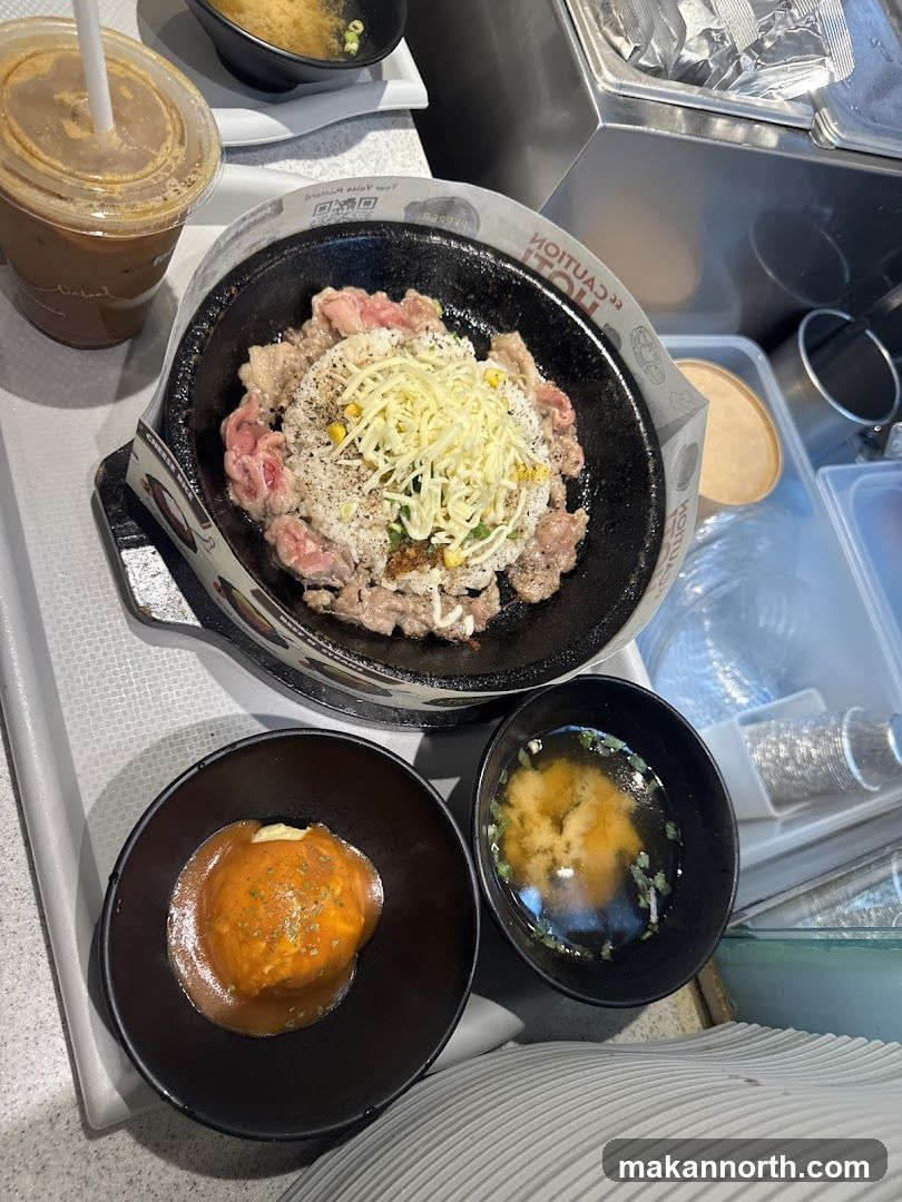 Sizzling Beef and Rice Dish