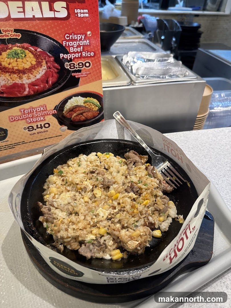 Pepper Rice and Steak Deal