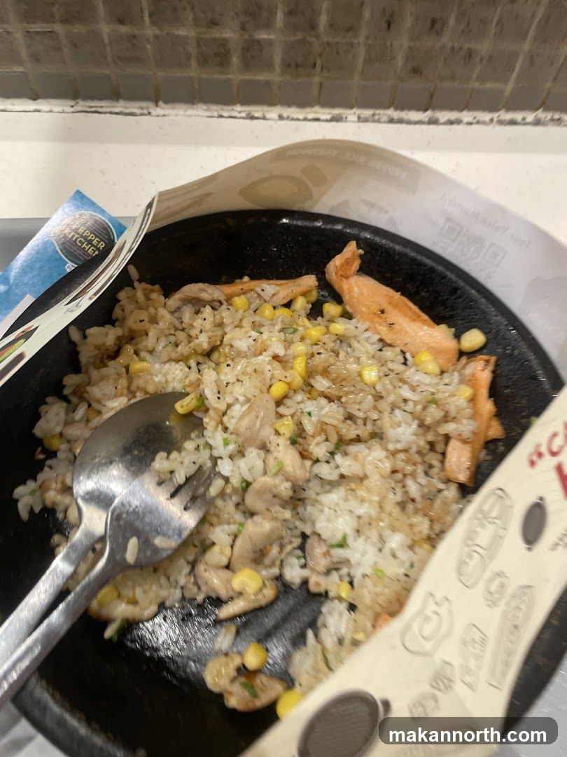 Sizzling Rice Dish
