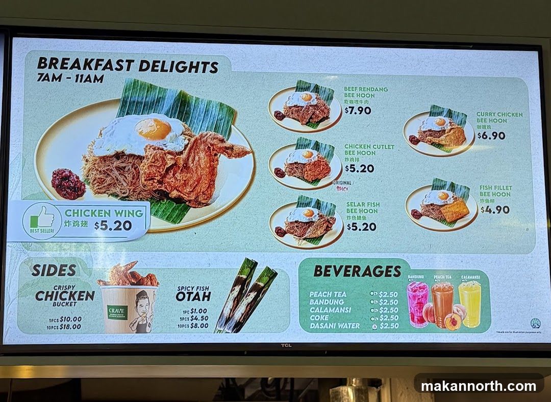 Breakfast Delights Menu