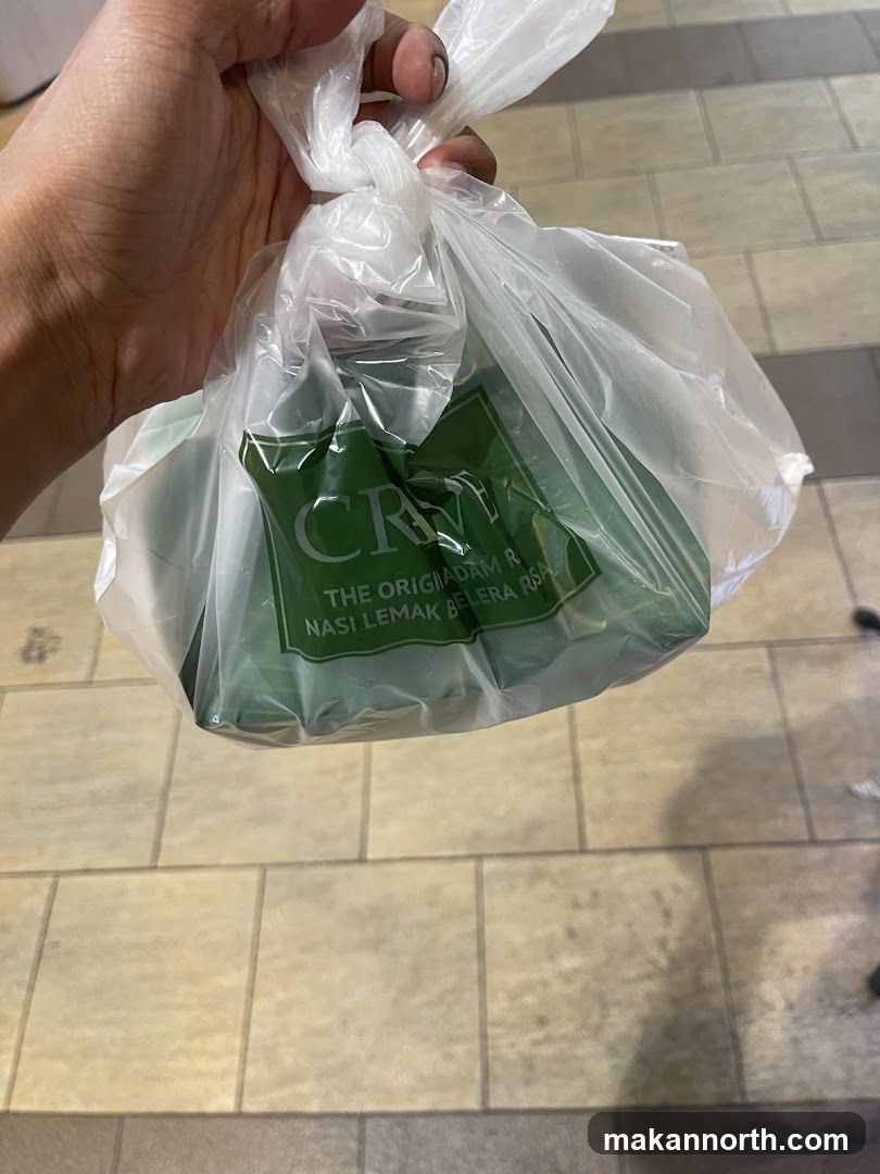 Food in a plastic bag