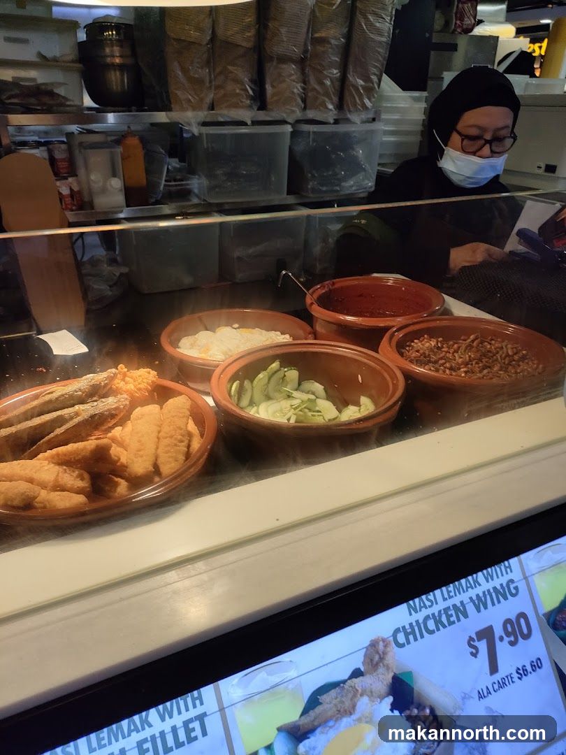 Food Display with Menu