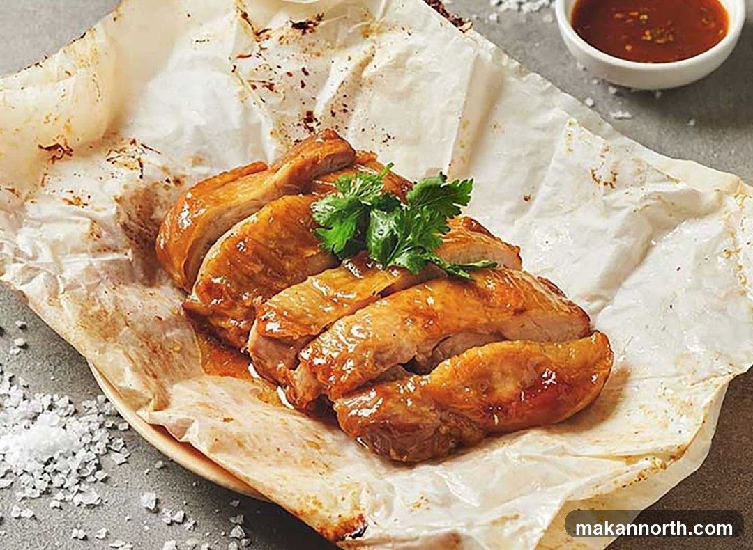 Sliced Chicken with Sauce