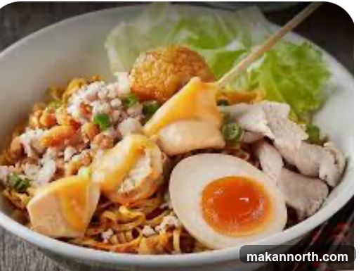 Noodle Dish with Egg and Meat