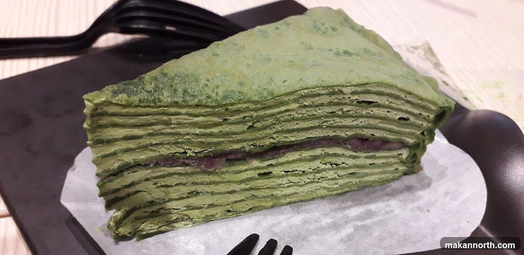 Matcha Mille Crepe Cake