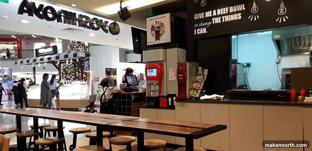 Restaurant Interior with Seating and Counter