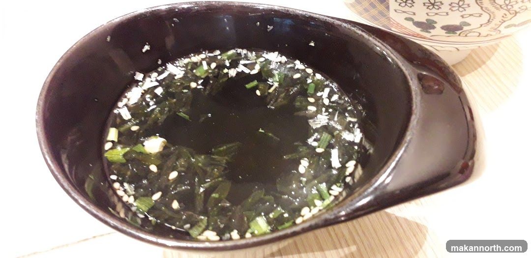 Seaweed and Sesame Seed Soup