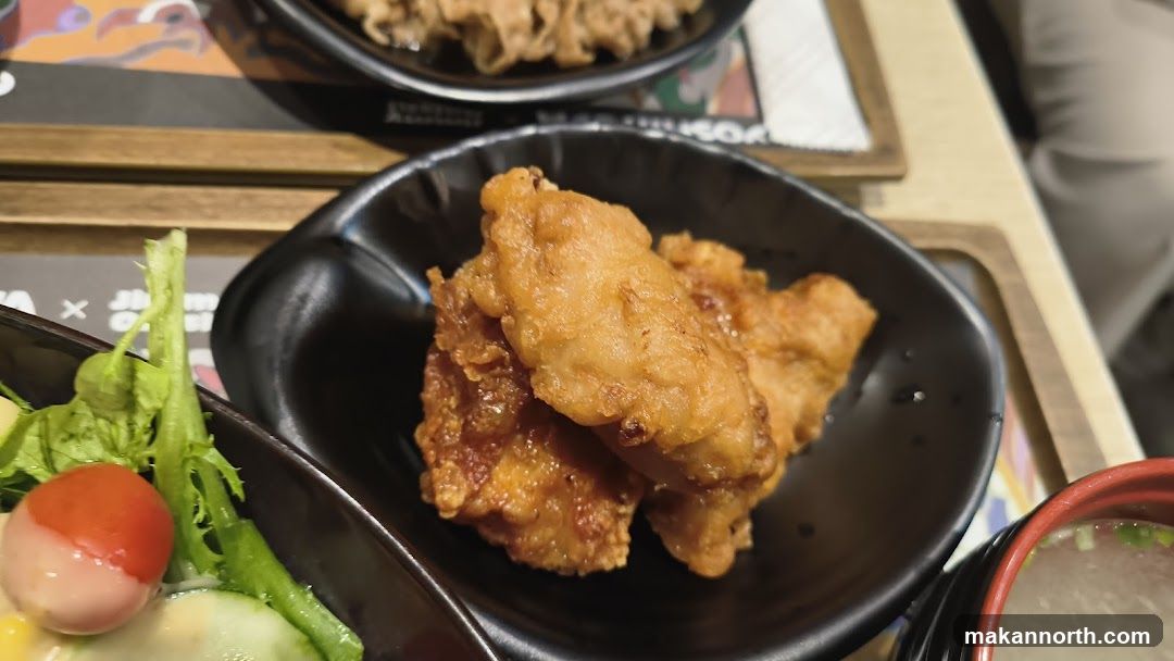 Fried Chicken and Salad