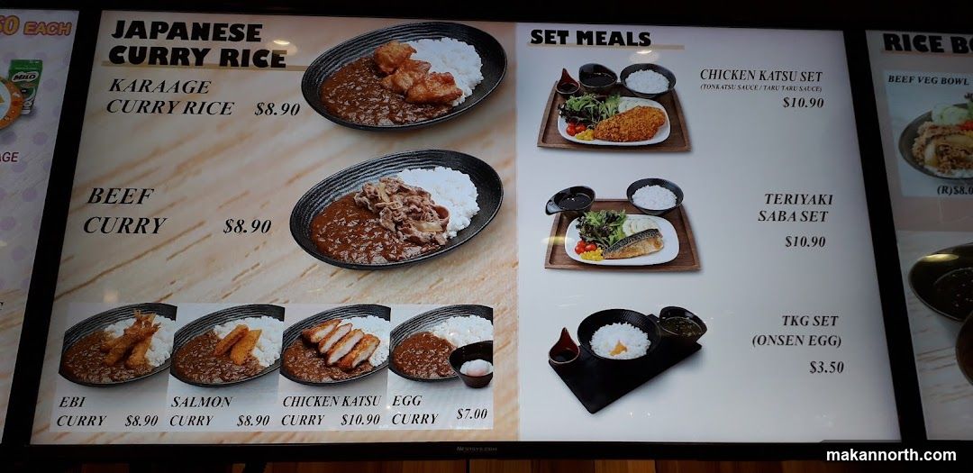 Japanese Curry Rice and Set Meals