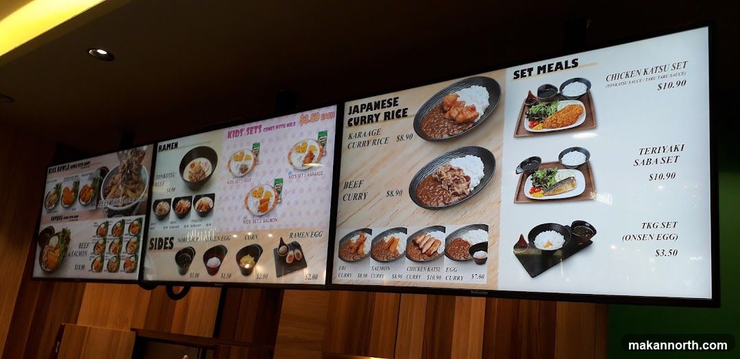 Japanese Food Menu