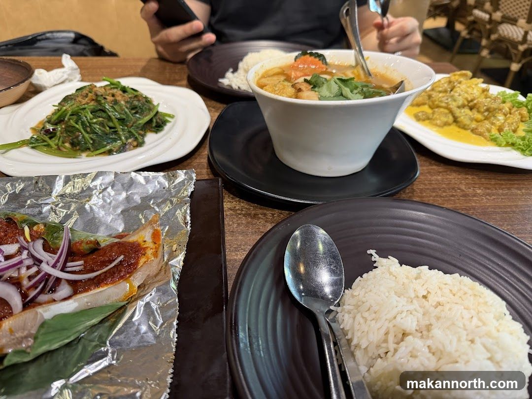 Table with various dishes