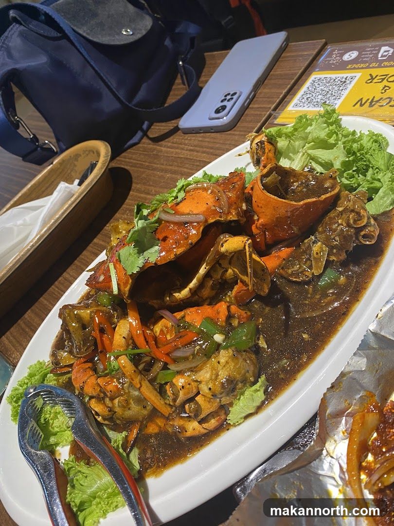 Crab dish with sauce