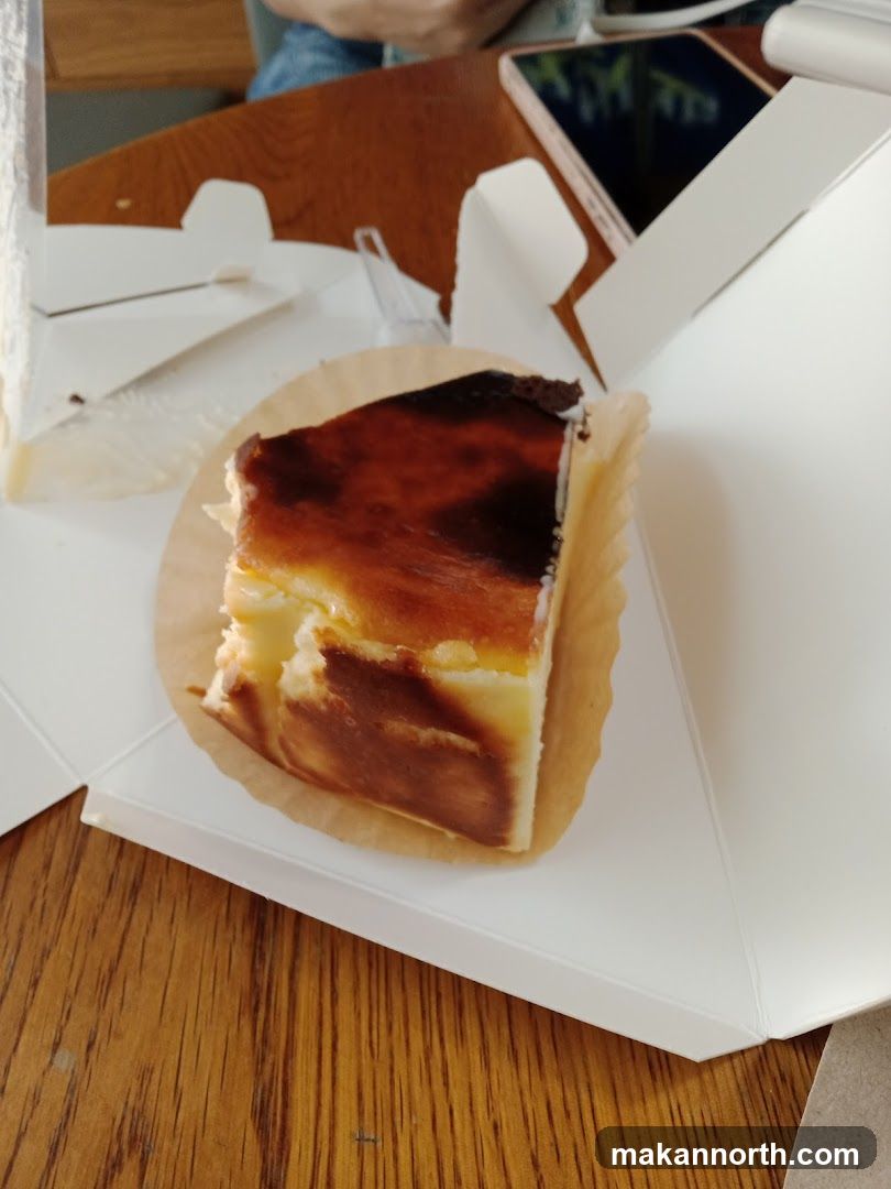 Burnt Basque Cheesecake Slice