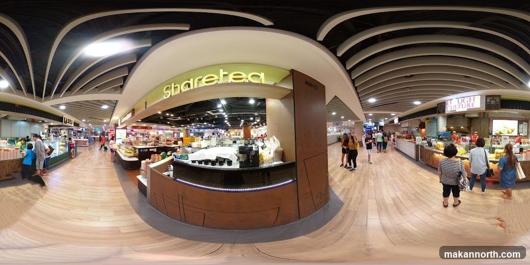 Food court with various stalls
