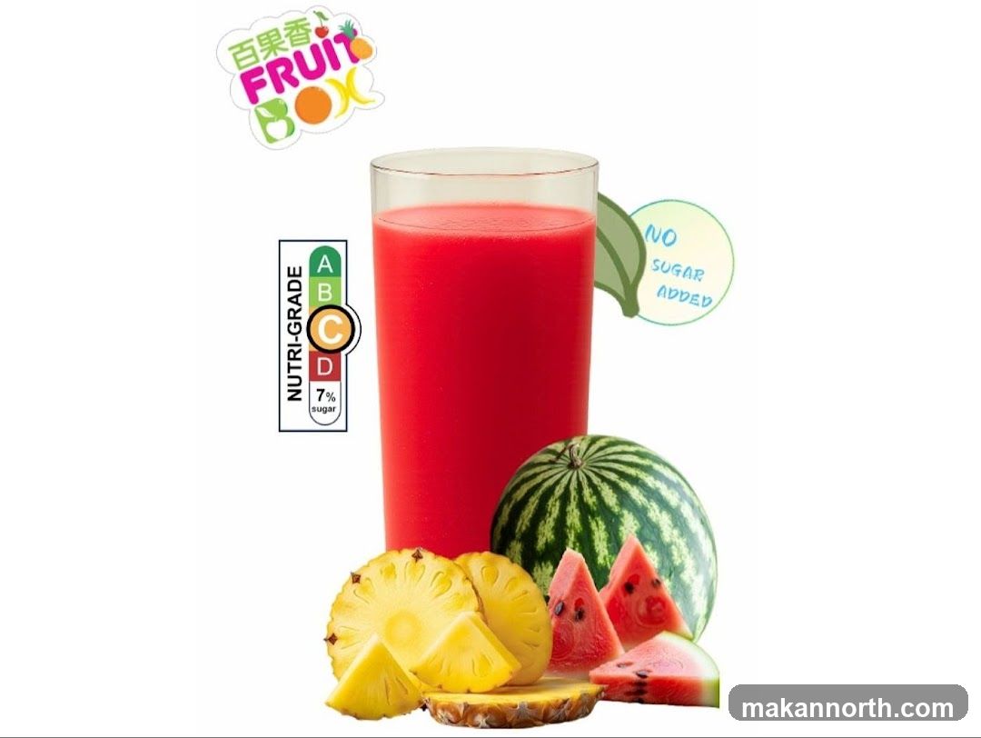 Fruit Juice with Nutritional Information