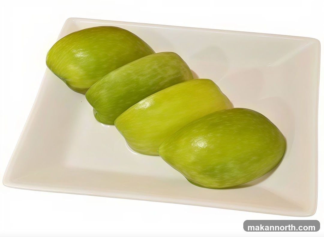Green Fruits on a Plate