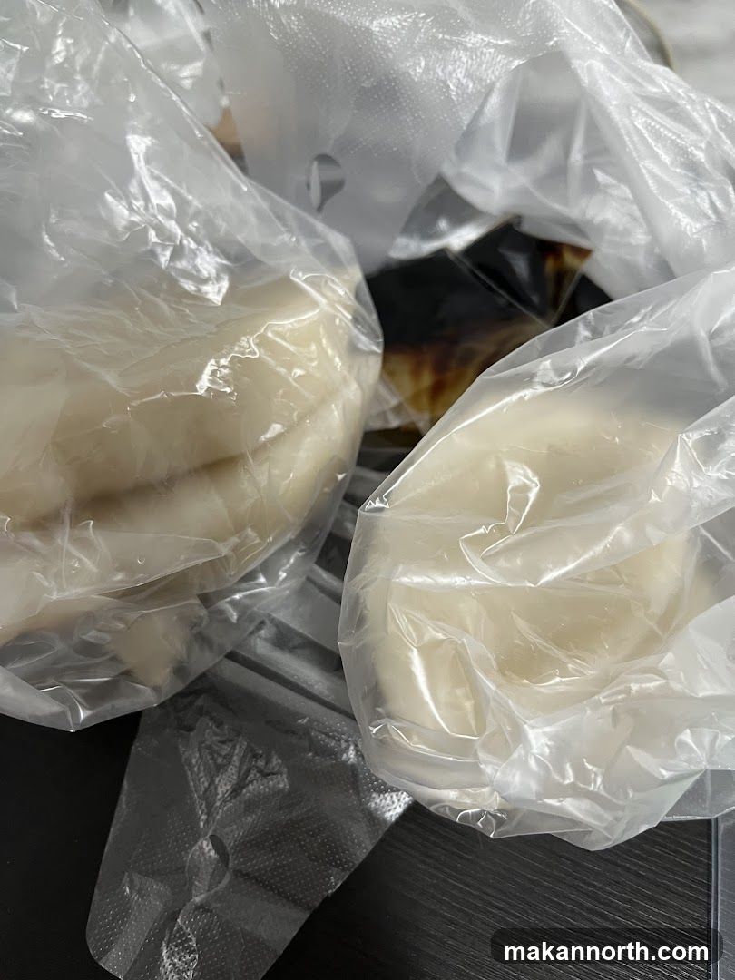 Food in plastic bags