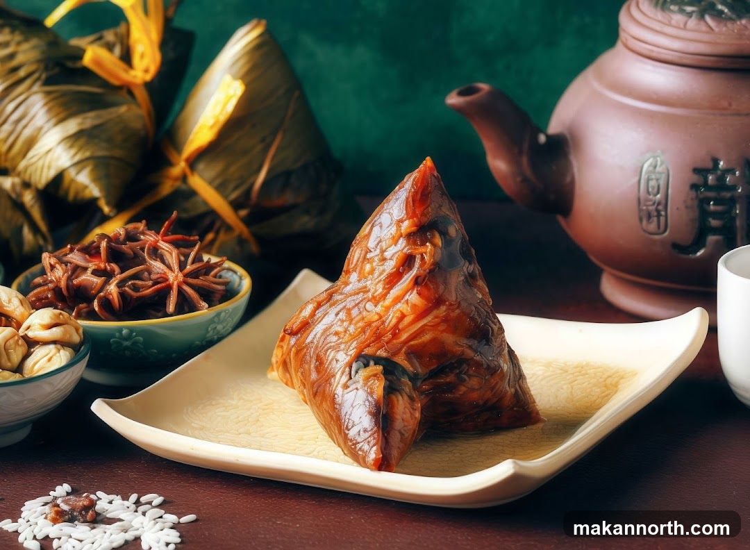 Zongzi with Tea Set